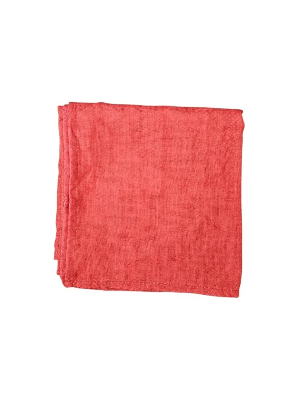 Tommy Bahama Dinner Cloth Napkins Textured New Coral 18.5